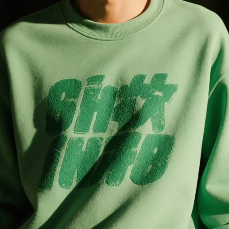 Ademende, warme sweatshirtstof van puur katoen