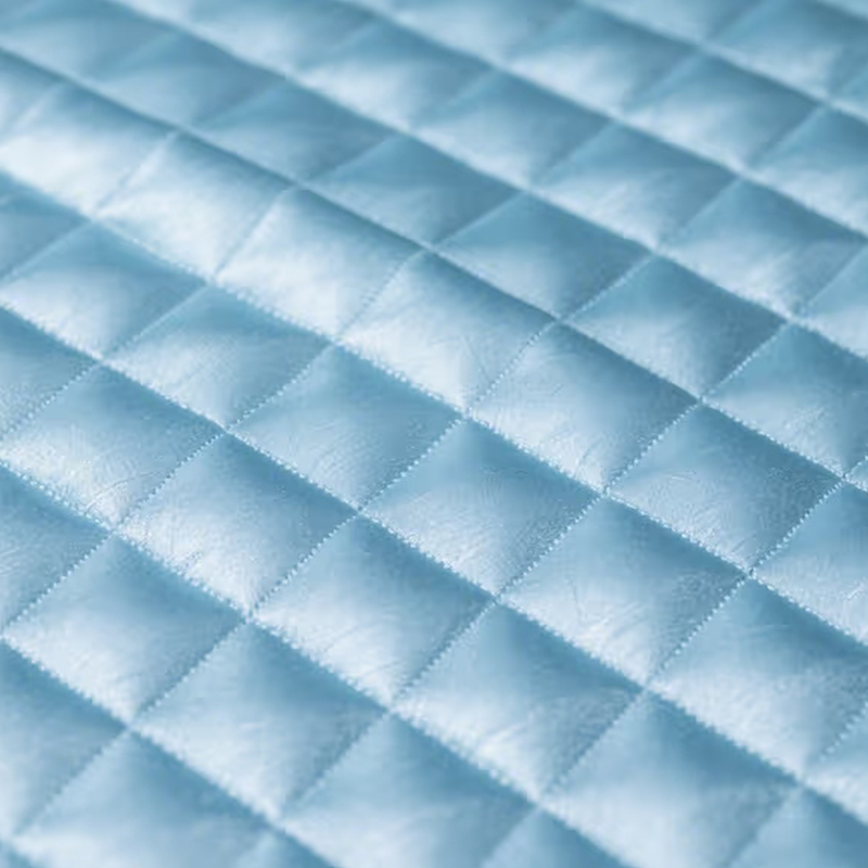 Imitatiebrokaat geruite stof