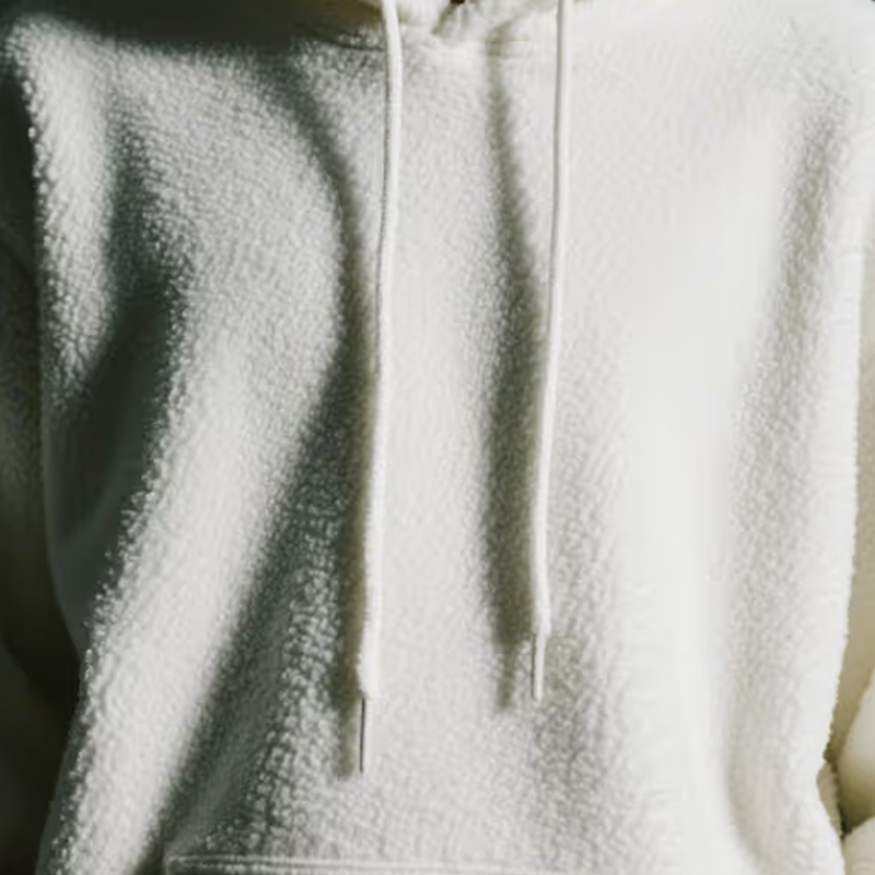 Anti-kreuk sweatshirtstof van imitatiekatoen