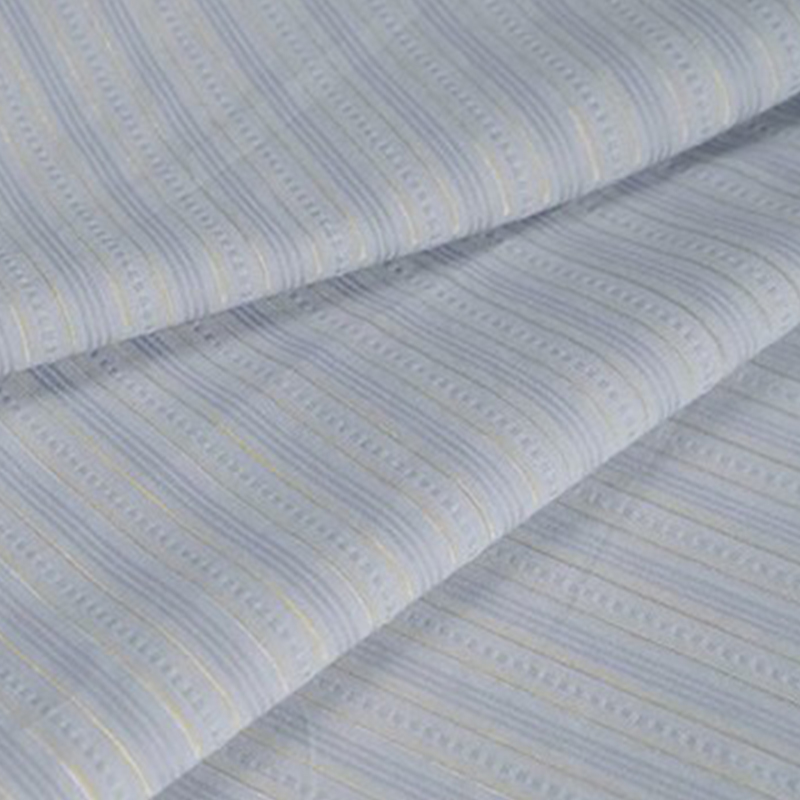 Stretch katoenen streepstof